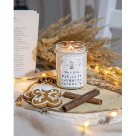 Svíčka ve skle - Adventní 2025