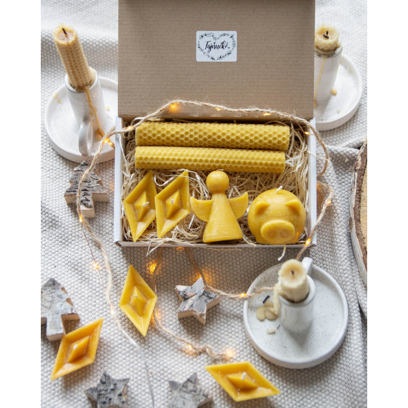 Sada včelích svíček - 6ks