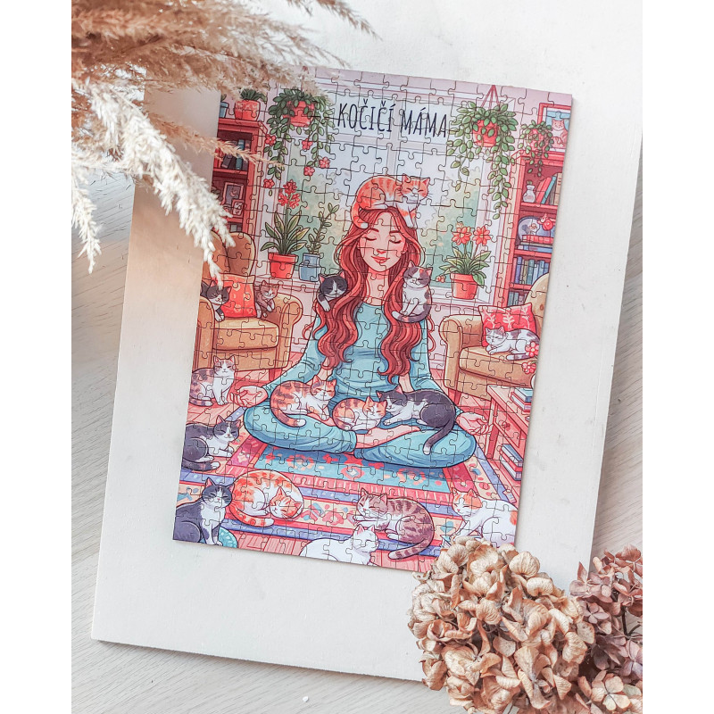 Puzzle - Kočičí máma